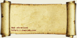 Angelina Bjelić vizit kartica